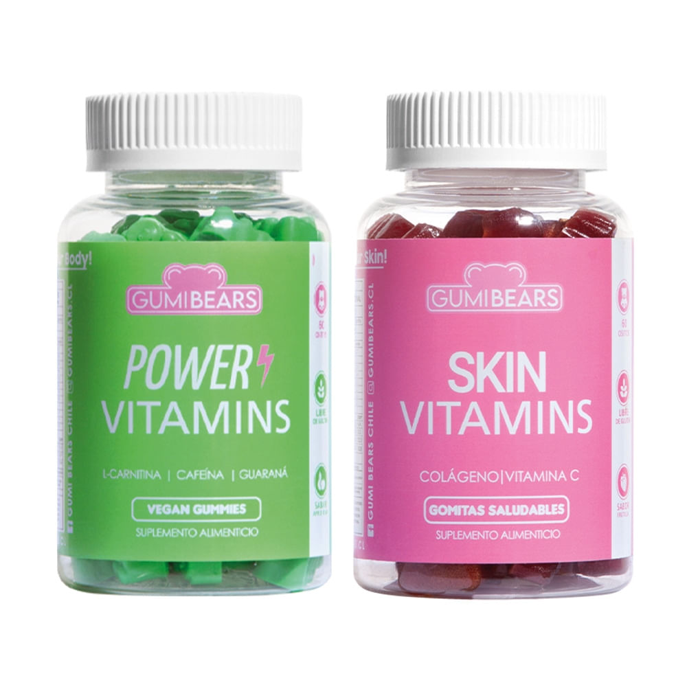 Kit Vitaminas Power + Skin - GumiBears