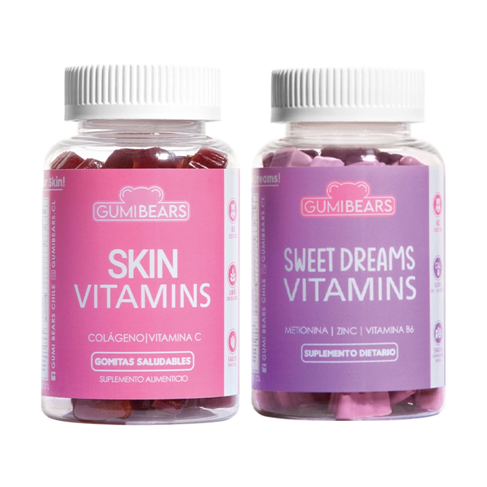 Kit Vitamina Skin Colageno + Sweet Dreams - Gumi Bears