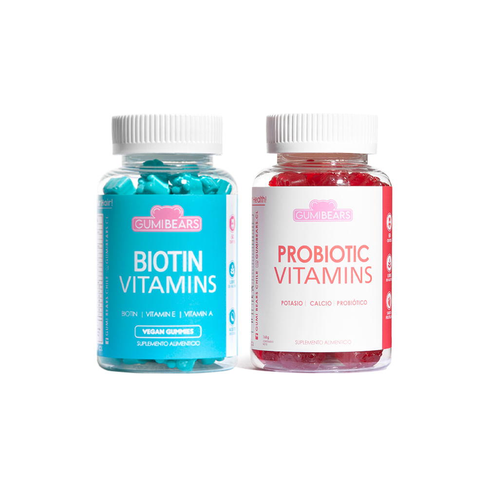 Kit Biotin + Probiotics Vitamins - GumiBears