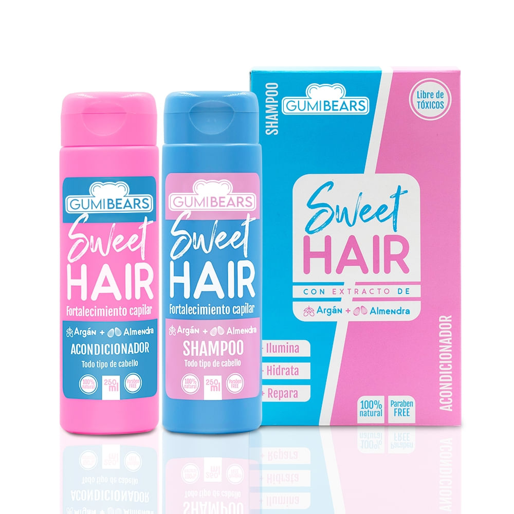 Kit Shampoo Sweet Hair + Biotin - GumiBears