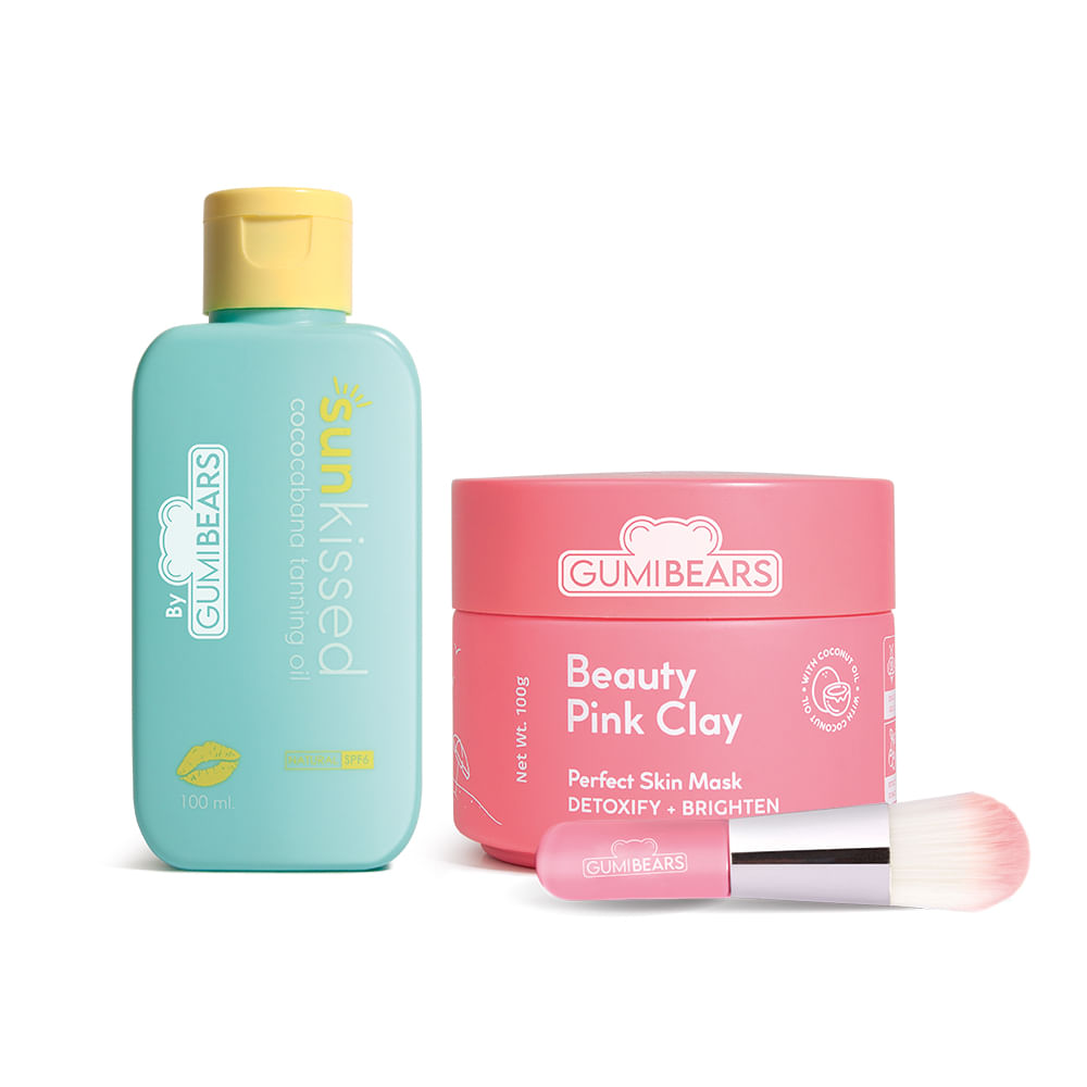 Kit Beauty Pink Clay y Bronceador Sun Kissed - GumiBears