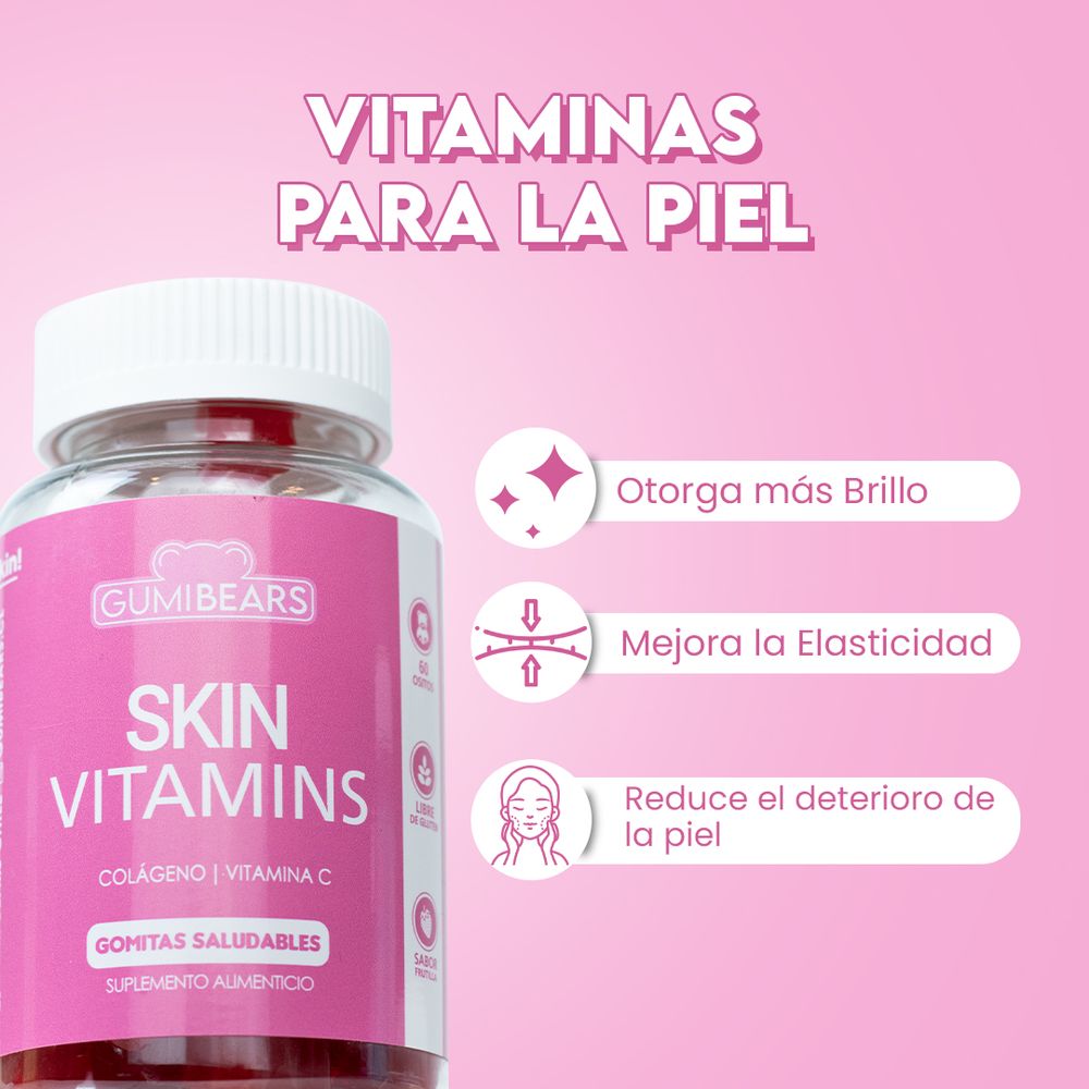 Kit Skin Vitamins + Serum Holy Skin + Exfoliante Pink Clay - GumiBears