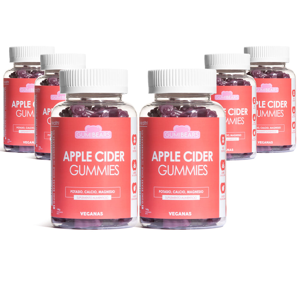 Pack Vitamina Apple Cider Tratamiento 6 meses - GumiBears