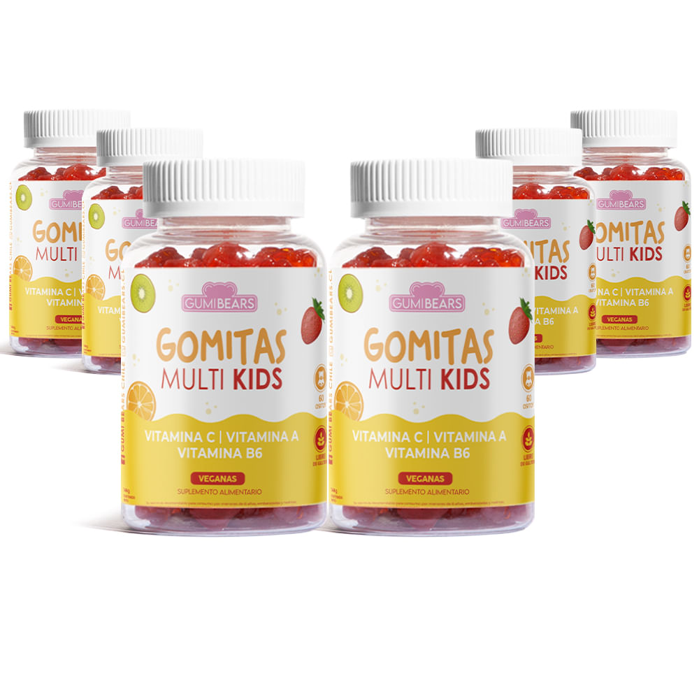 Pack Vitamina Kids Multi 6 meses - GumiBears