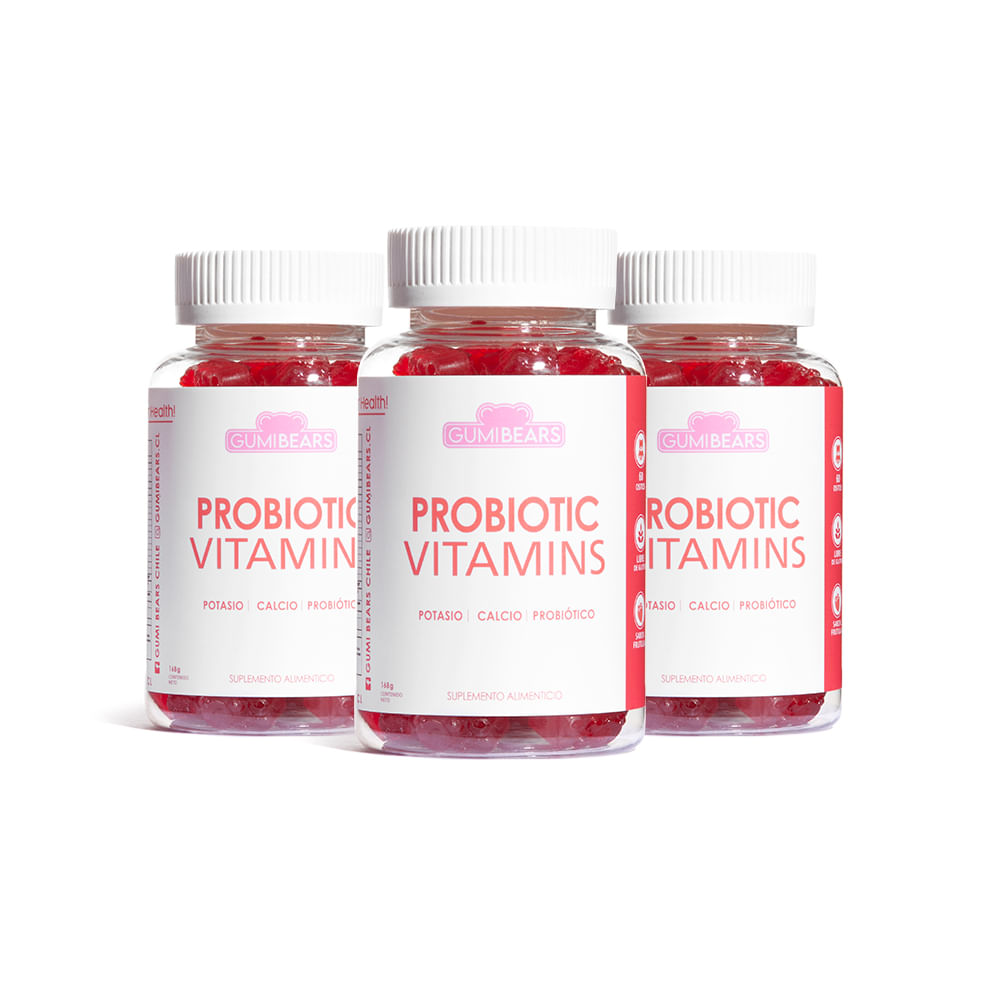 Pack Vitamina Probiotic 3 meses - GumiBears