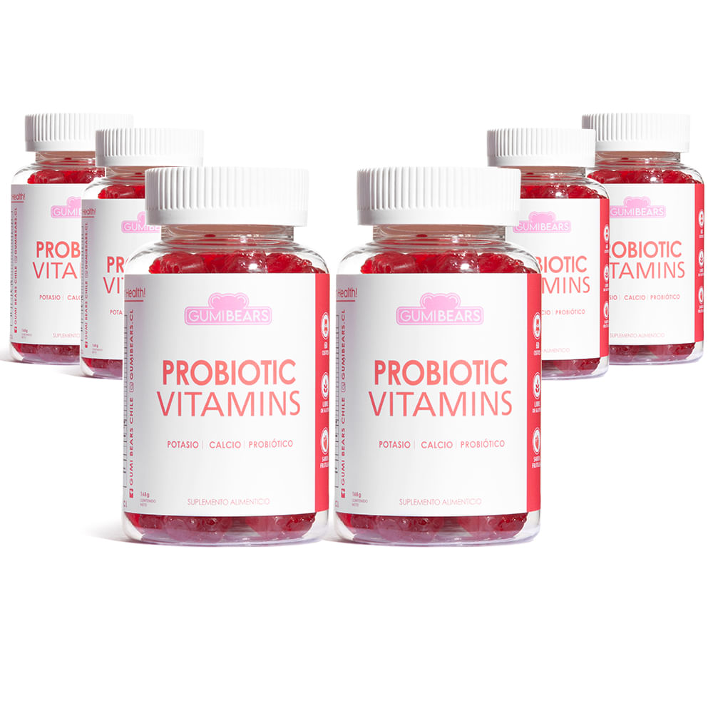 Pack Vitamina Probiotic equilibrio instestinal 6 meses - GumiBears