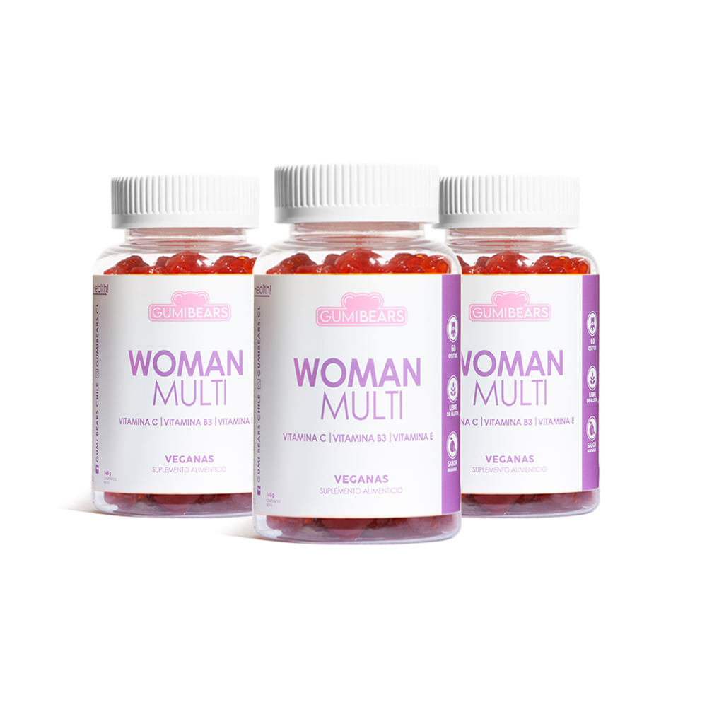 Pack Vitamina Woman Multi 3 meses - GumiBears
