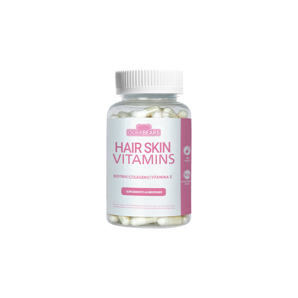 Vitaminas Hair&Skin Colágeno-Biotina 1un - GumiBears