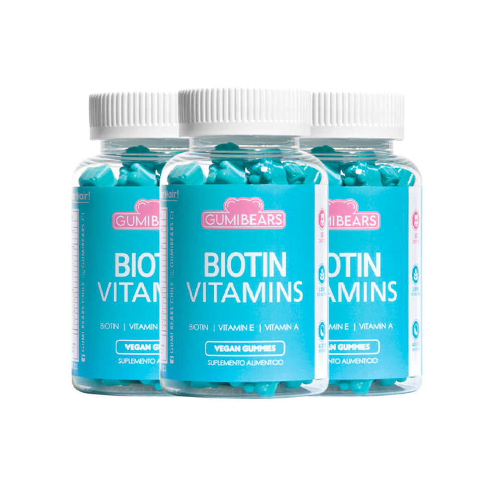 Vitaminas Biotin para el cabello 3Meses