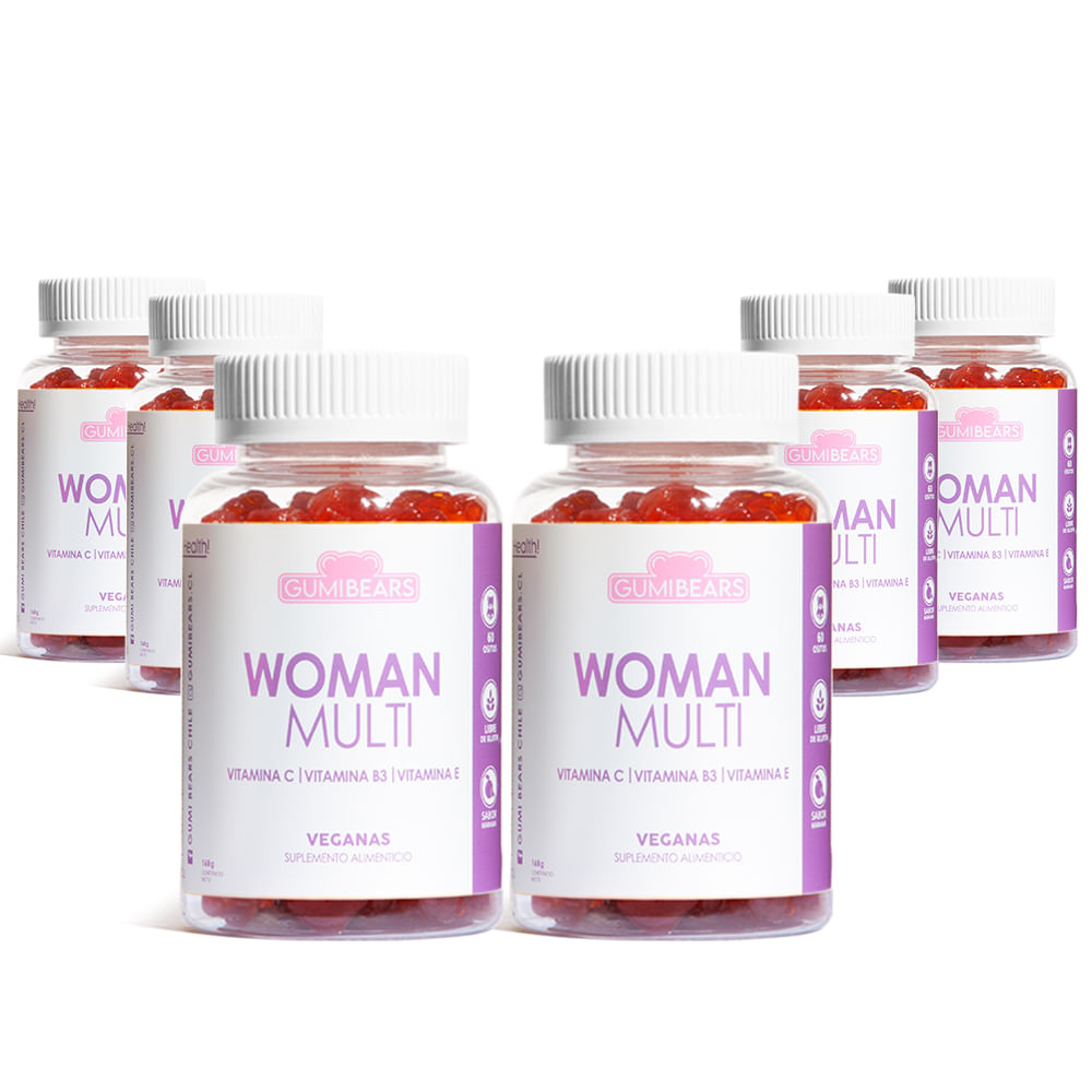 Pack Vitamina Woman Multi 6 meses - GumiBears