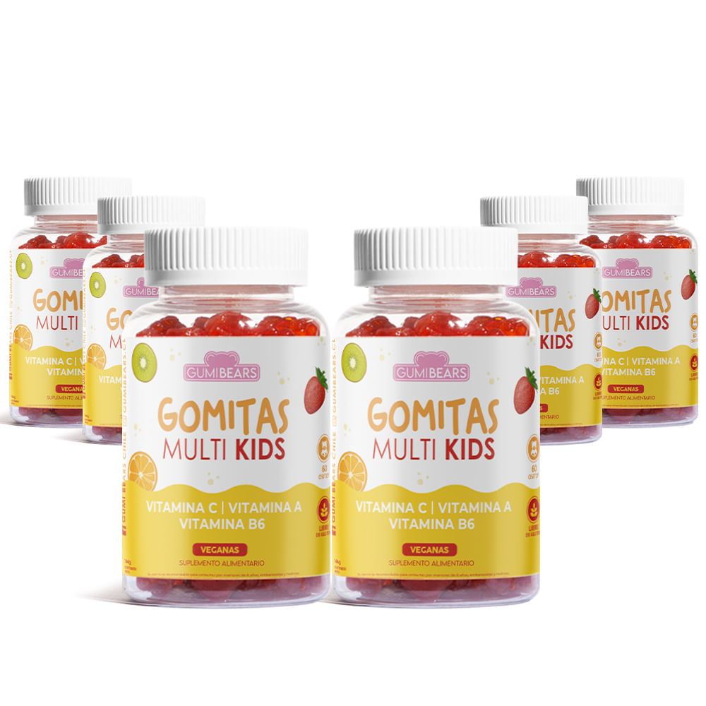 Pack Vitamina Kids Multi 6 meses - GumiBears