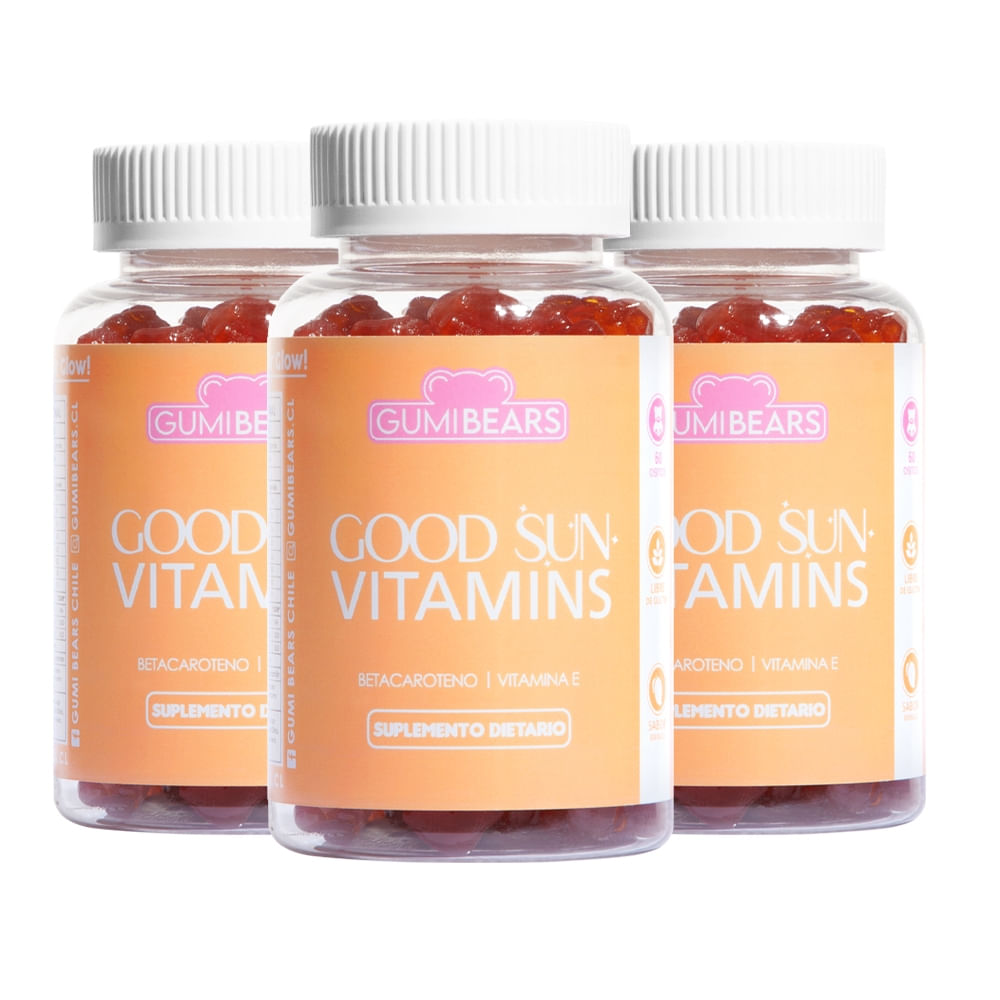 Vitaminas GoodSun Betacaroteno 3Meses - GumiBears