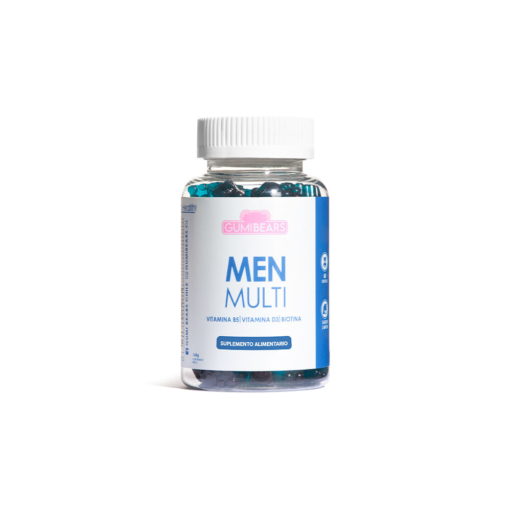 Vitamina Men Multi Biotina 1mes - GumiBears