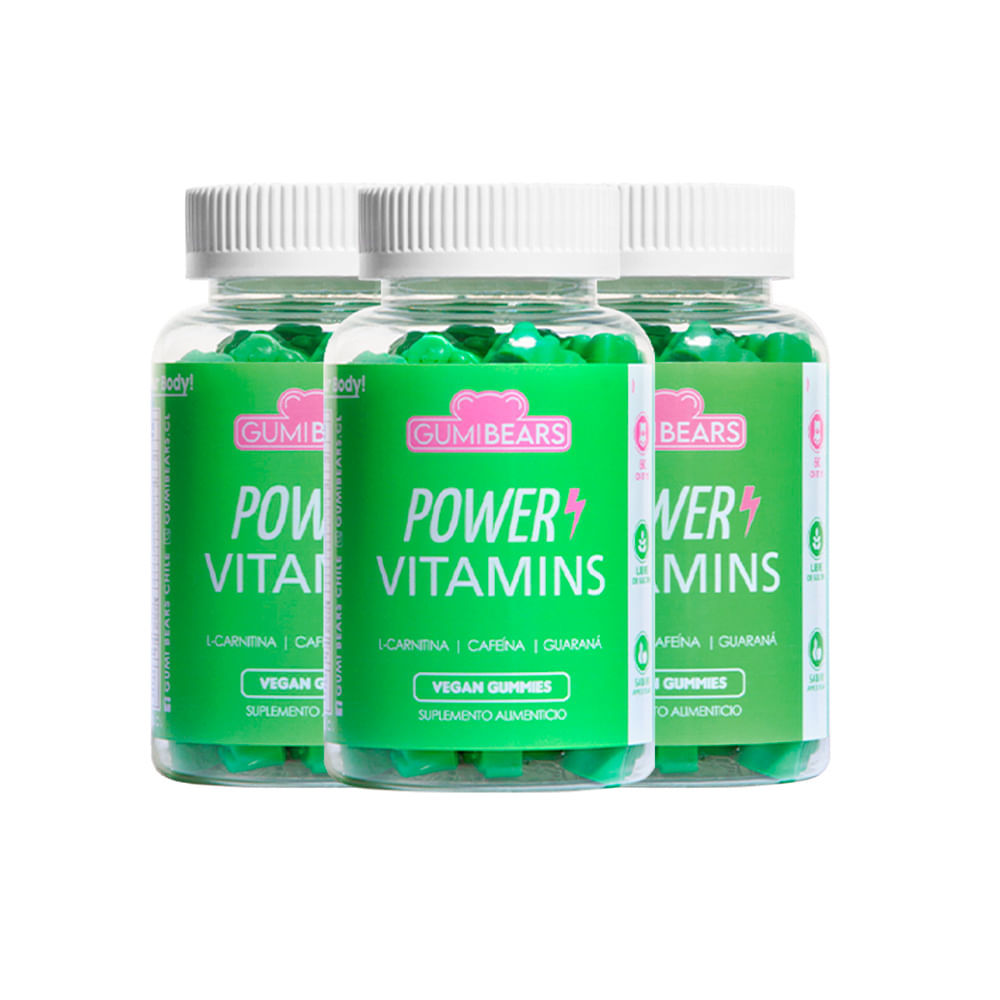 Vitaminas Power energizante 3Meses - GumiBears