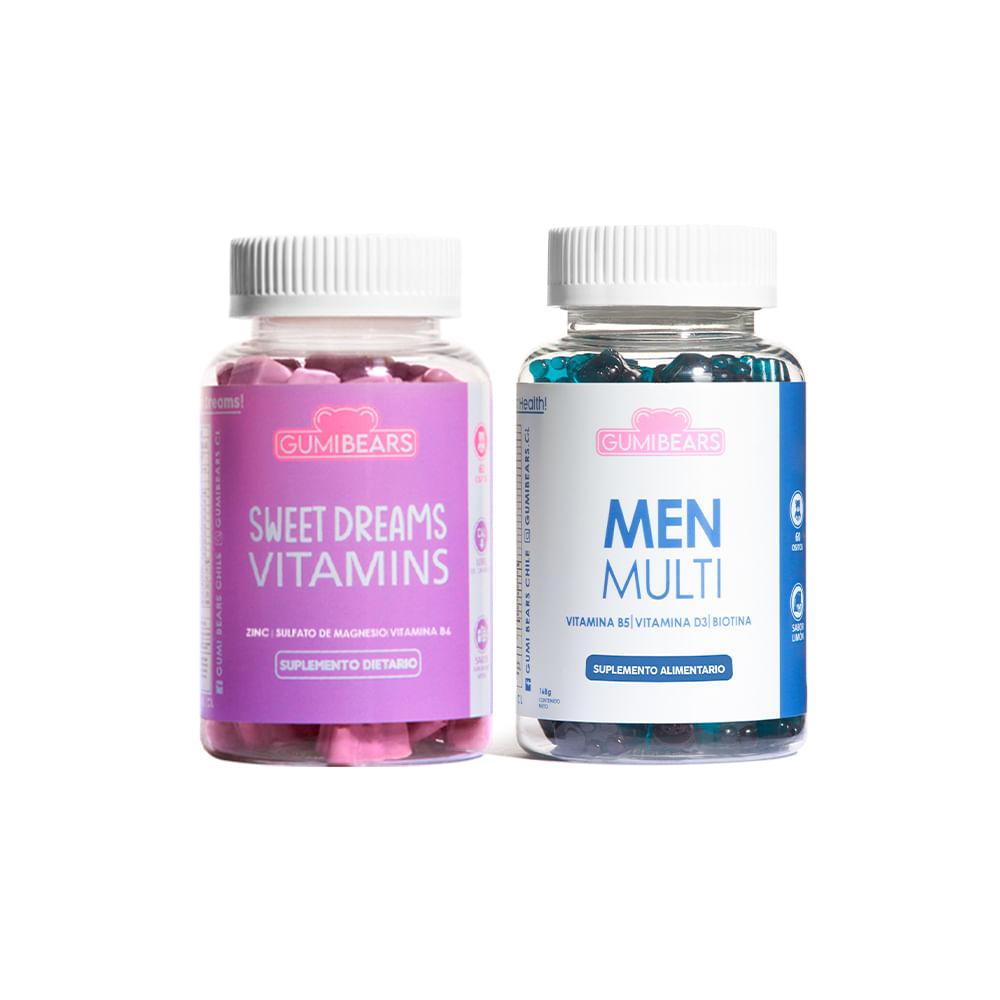 Kit Multi Men + Sweet dreams Vitamins - GumiBears