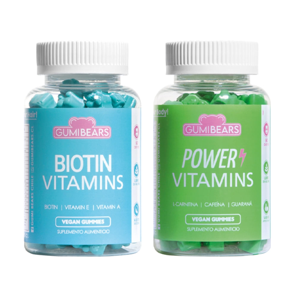 Kit Vitaminas Biotin + Power - GumiBears