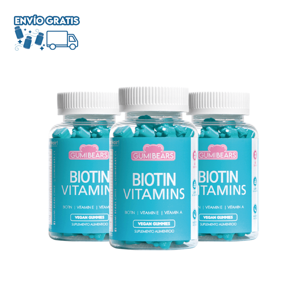 Vitaminas Biotin para el cabello 3Meses