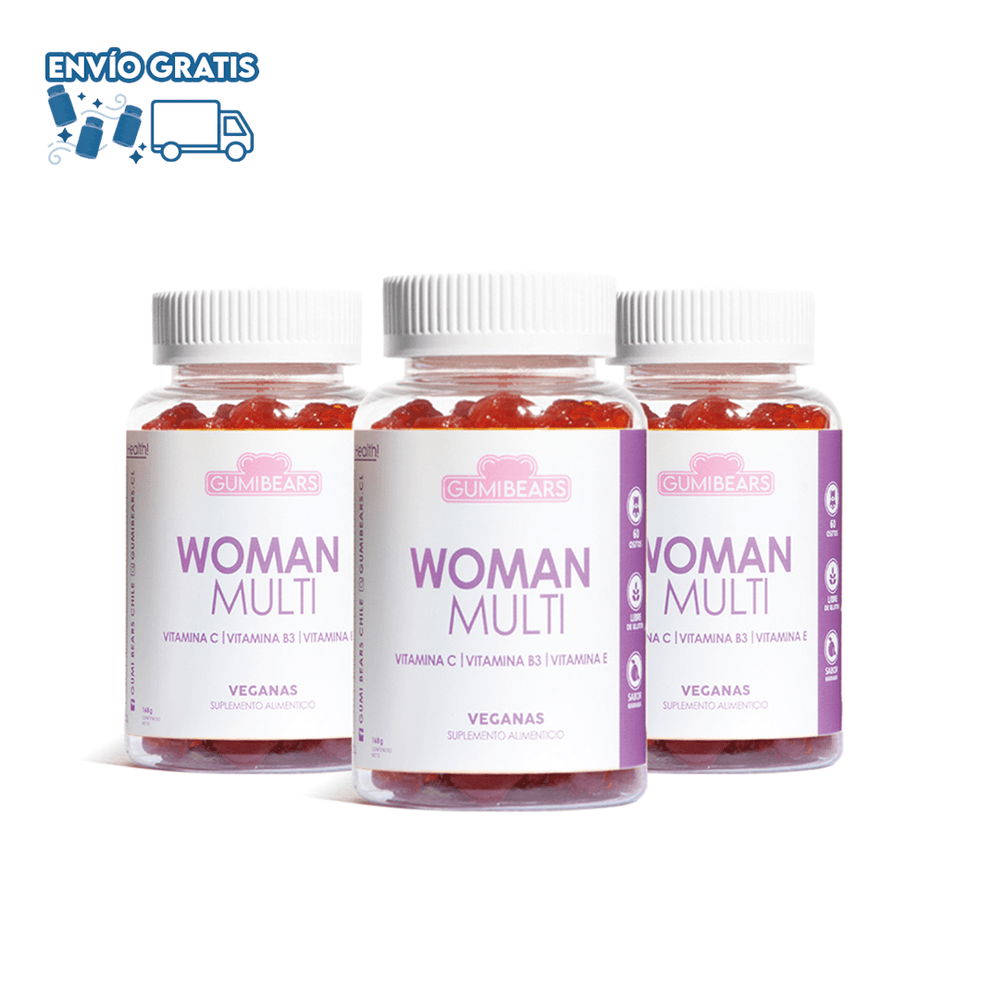 Pack Vitamina Woman Multi 3 meses - GumiBears