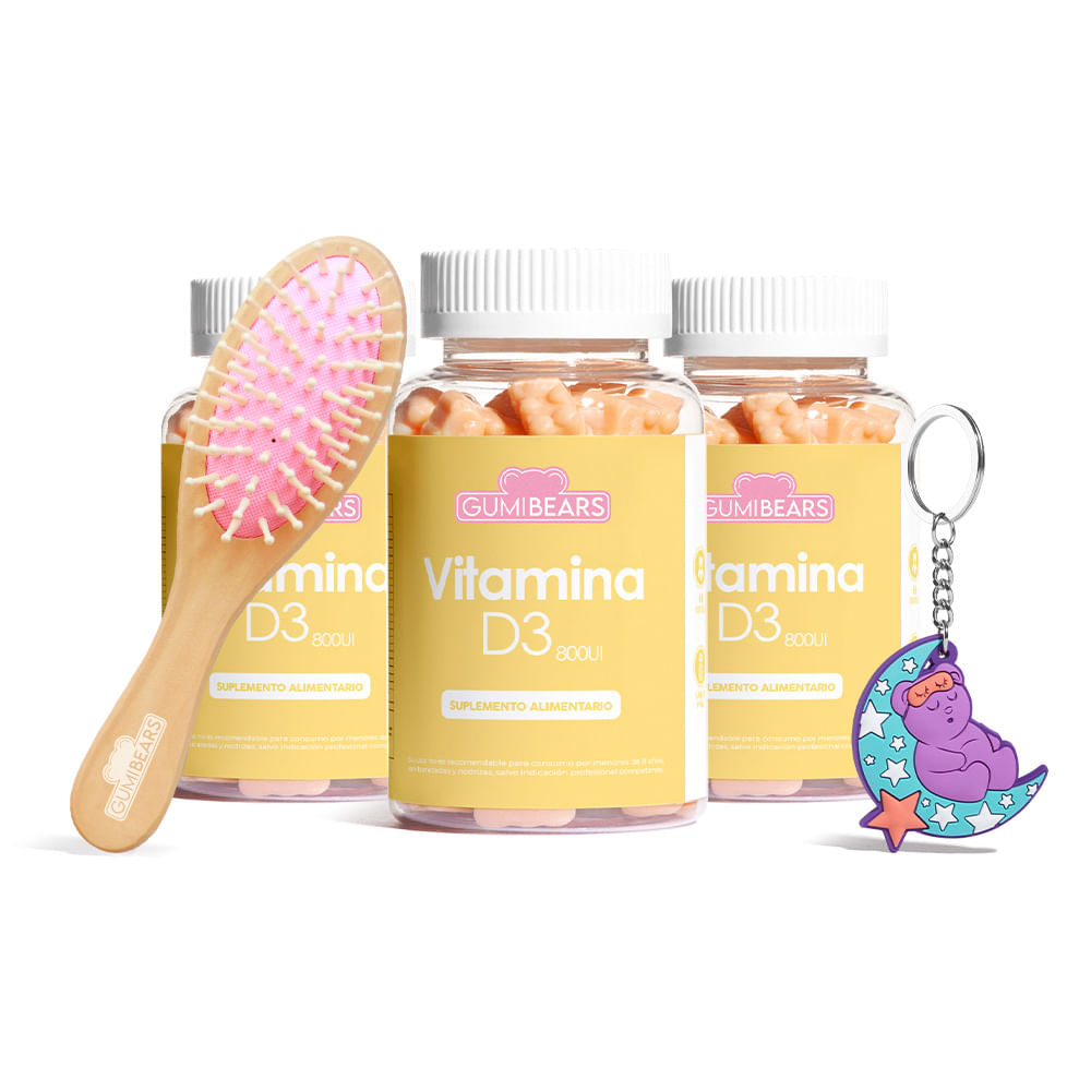 Pack Vitamina D3 tratamiento 3meses - GumiBears