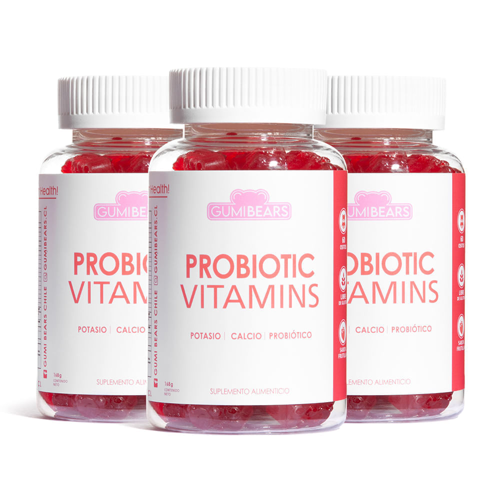 Pack Vitamina Probiotic 3 meses - GumiBears