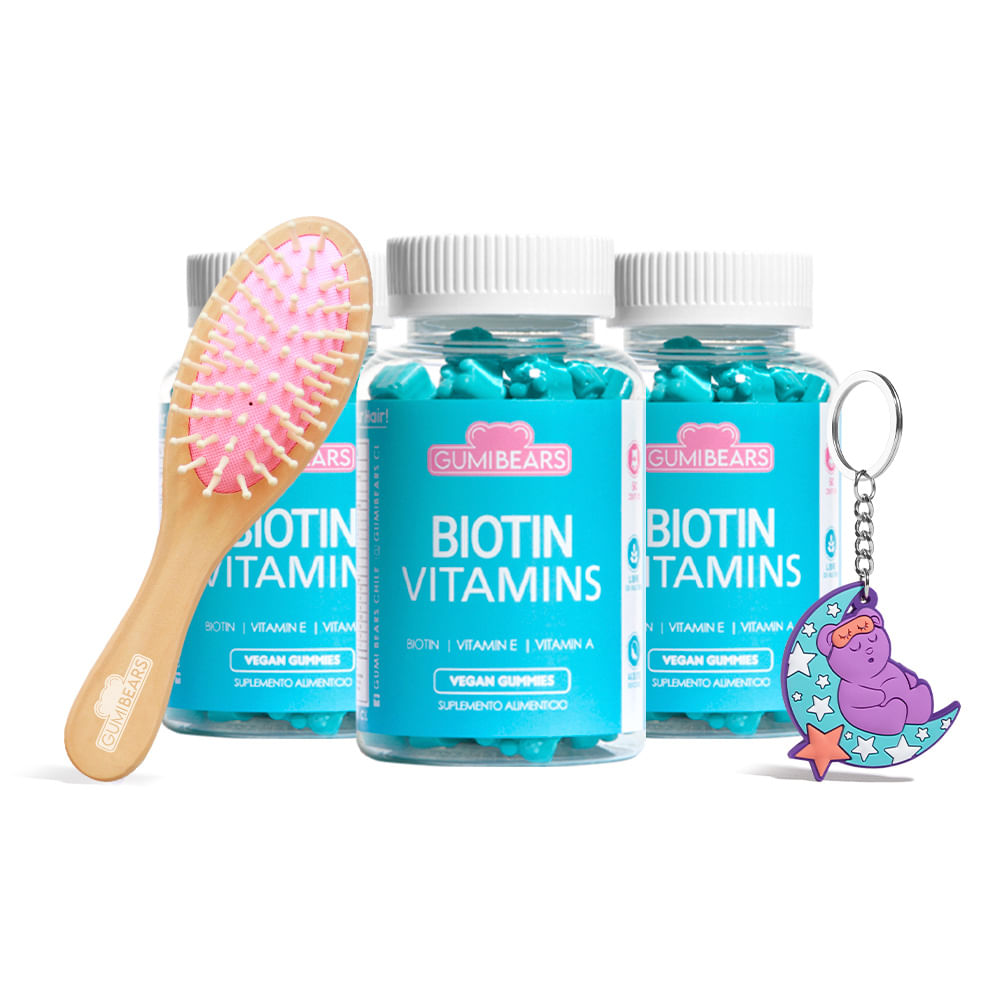 Vitaminas Biotin para el cabello 3Meses