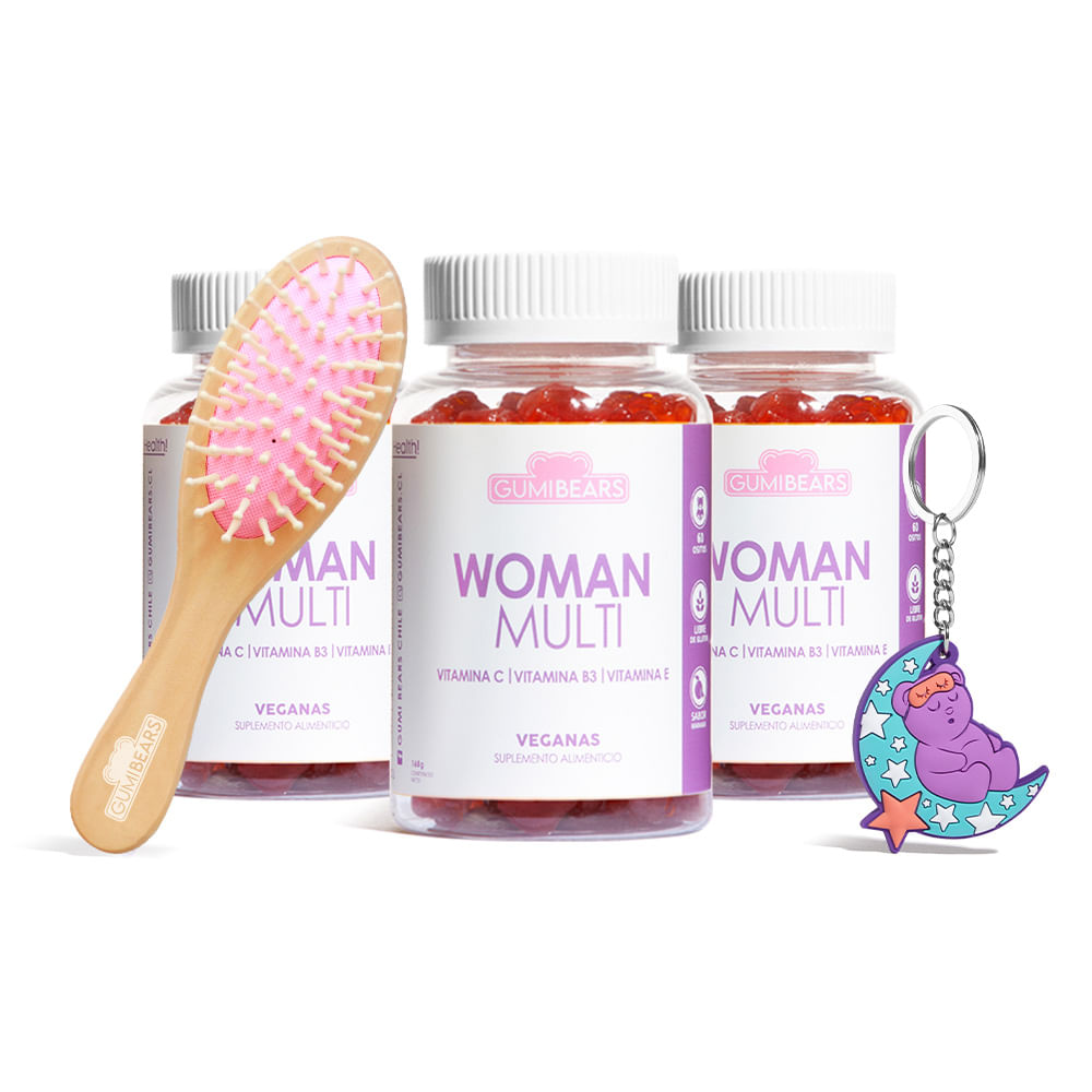 Pack Vitamina Woman Multi 3 meses - GumiBears