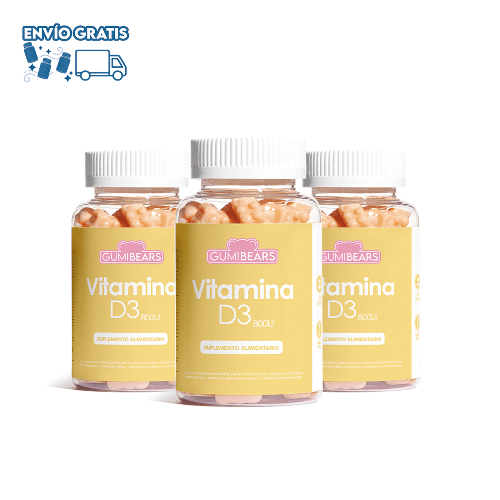 Pack Vitamina D3 tratamiento 3meses - GumiBears